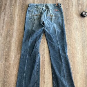 Y2K style boot cut jeans